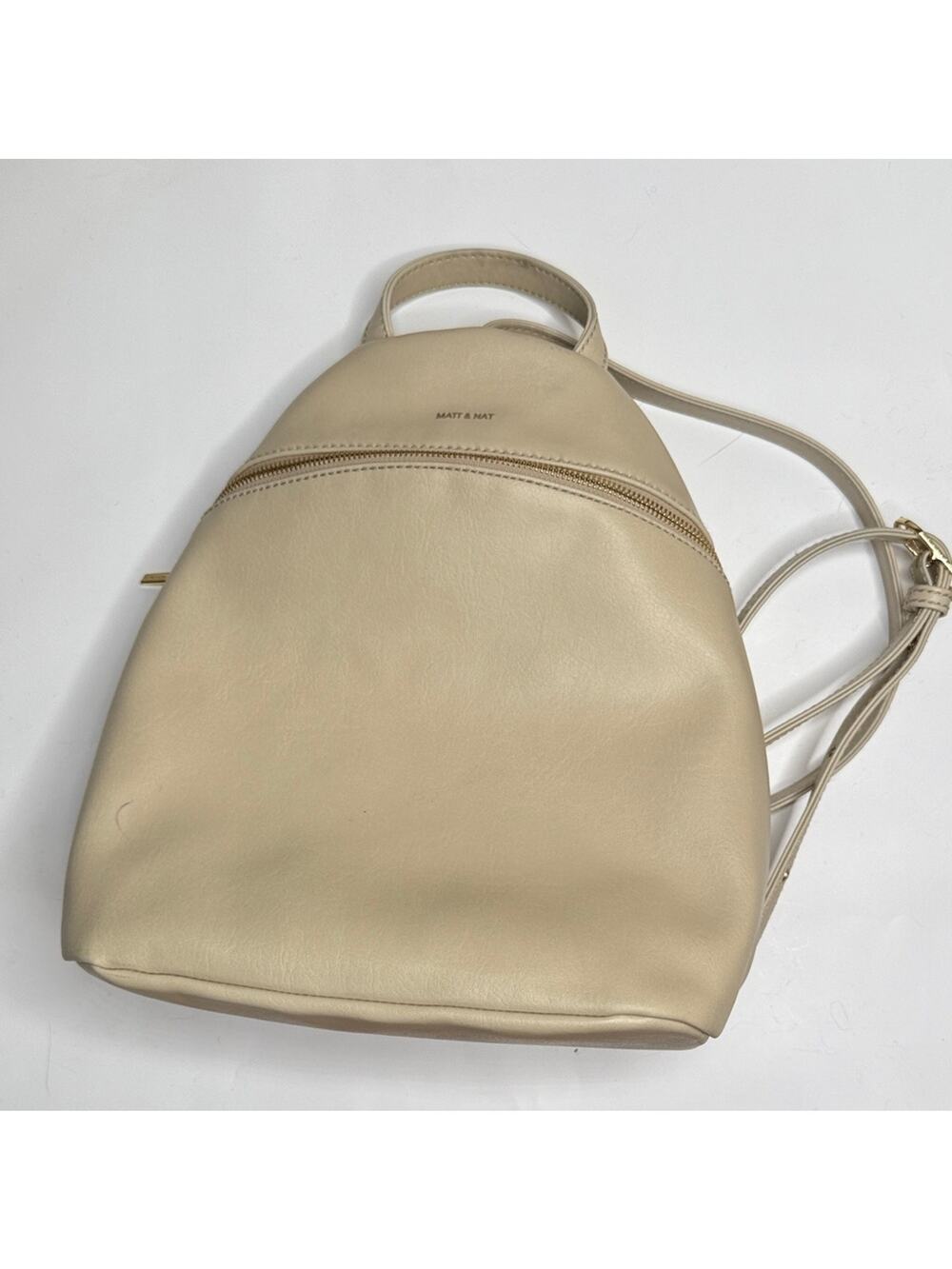 Matt & Nat Aries Vegan Backpack in Ivory
